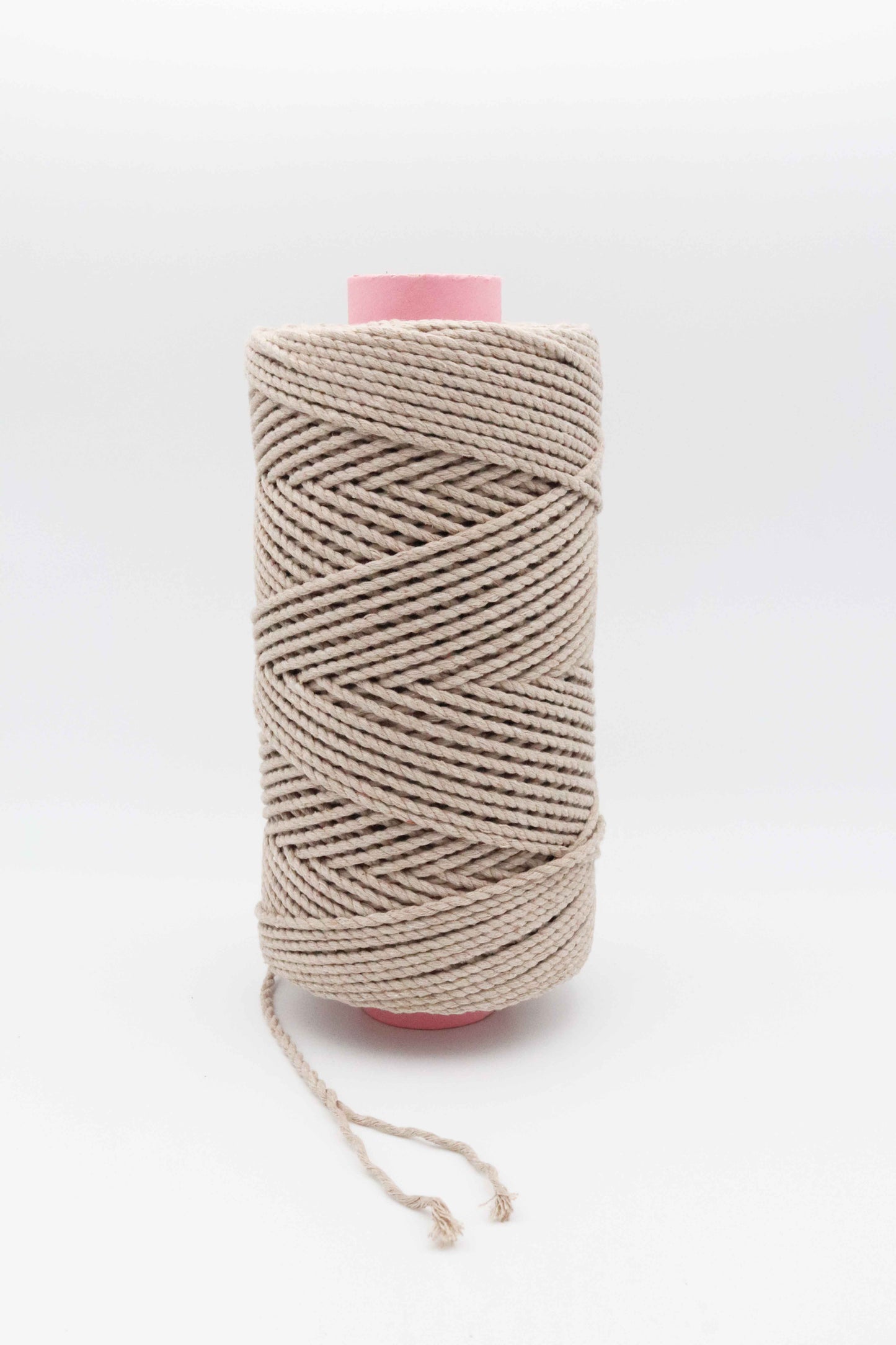 macrame cord recycled beige rope