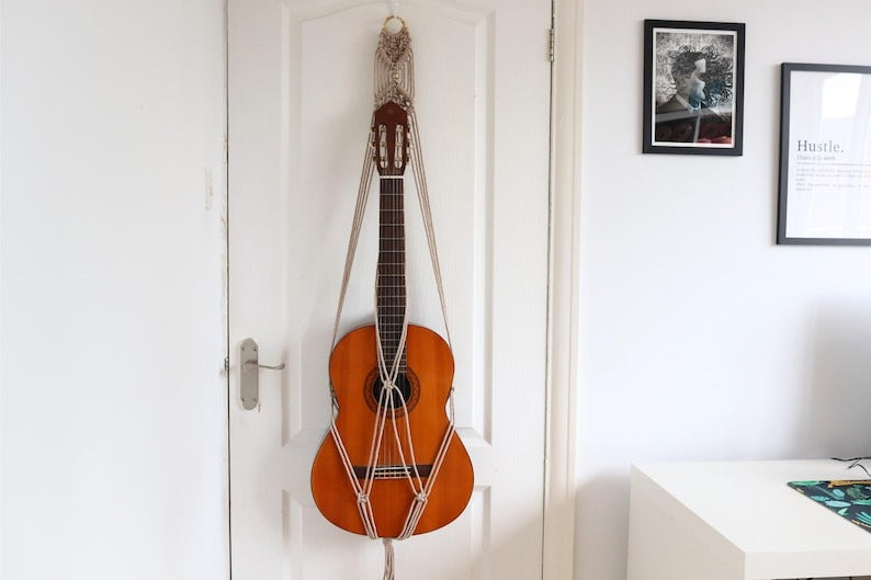 Guitar Hanger - Gold Bead