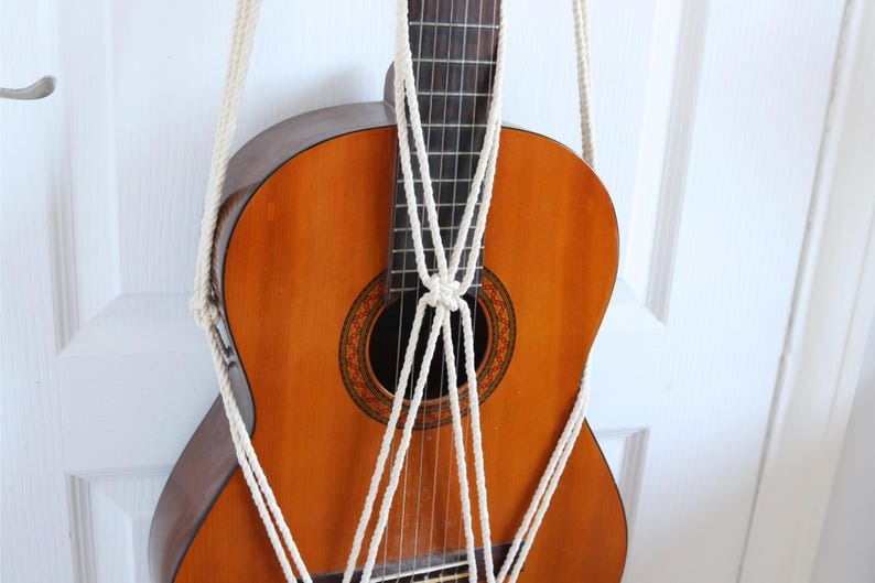 guitar wall mount in white