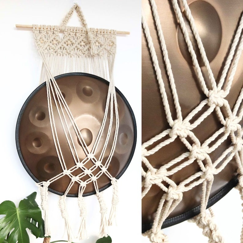 Handpan Hanger - with wooden beads