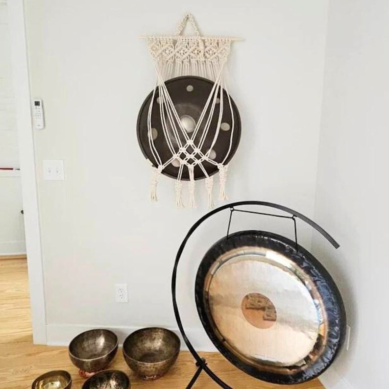Handpan Hanger - with wooden beads
