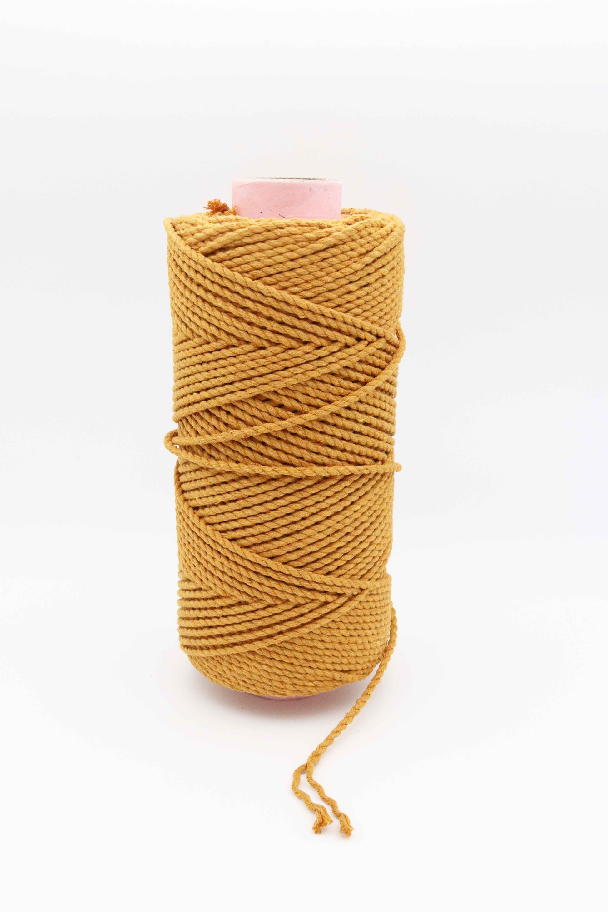 macrame cord recycled mustard rope 