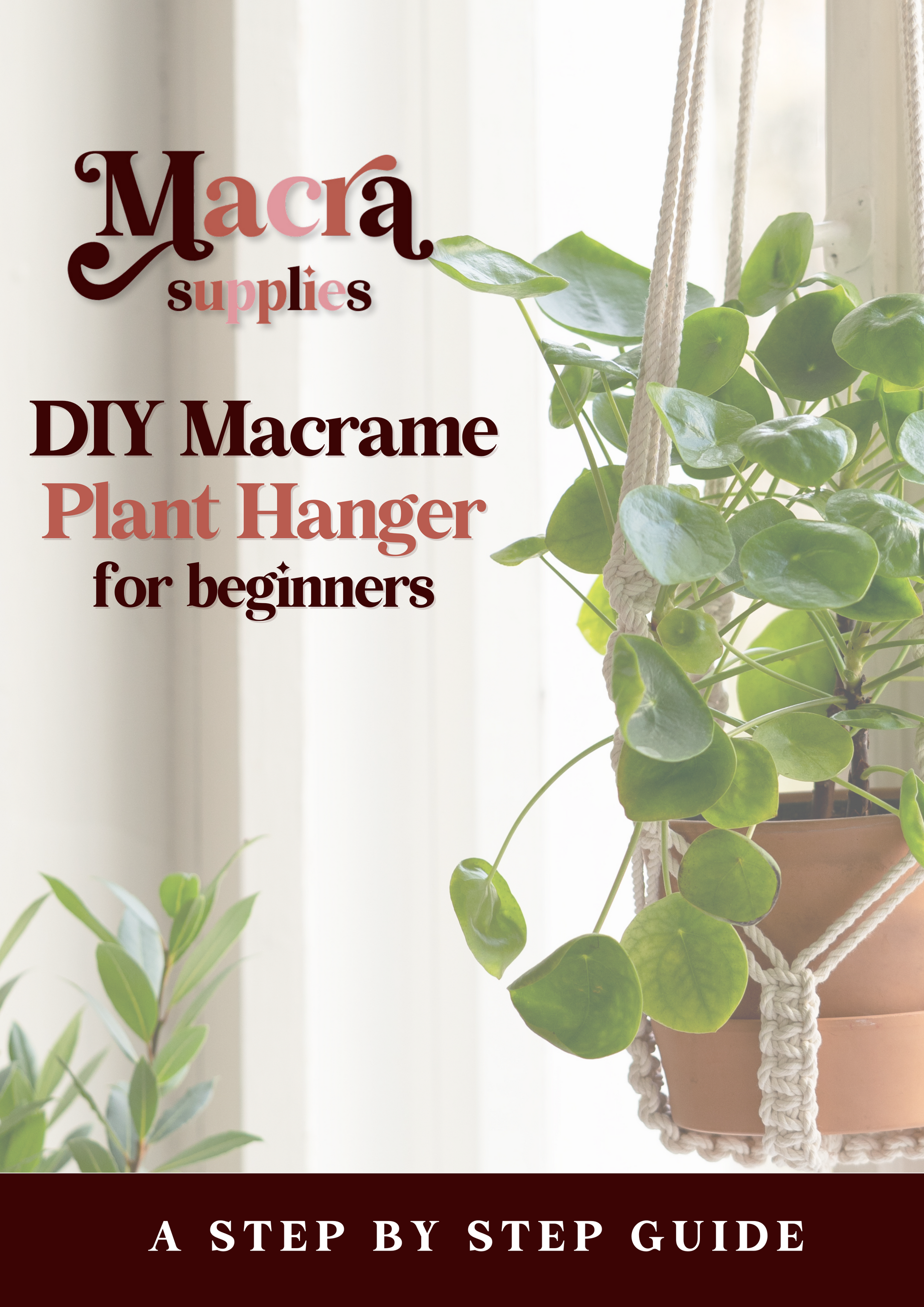 macrame plant hanger kit