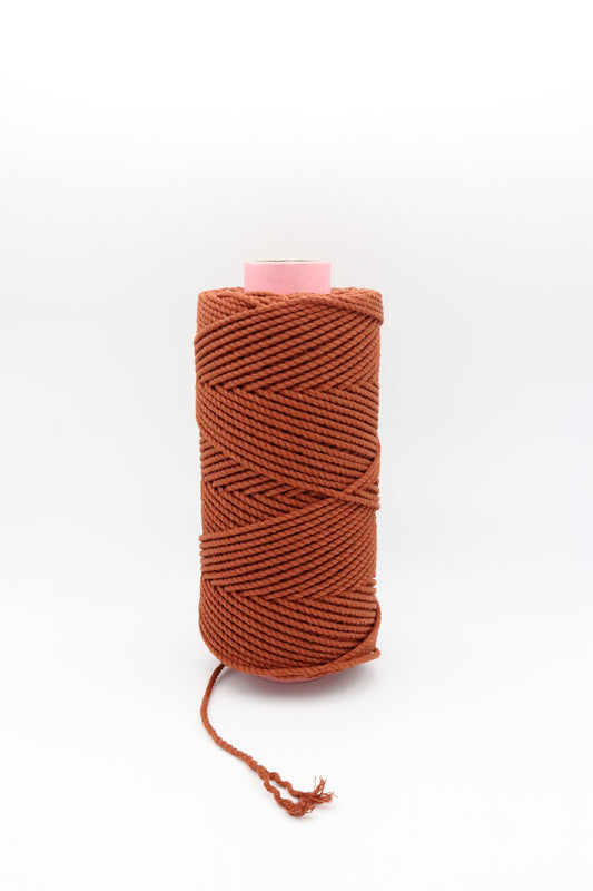 macrame cord rust