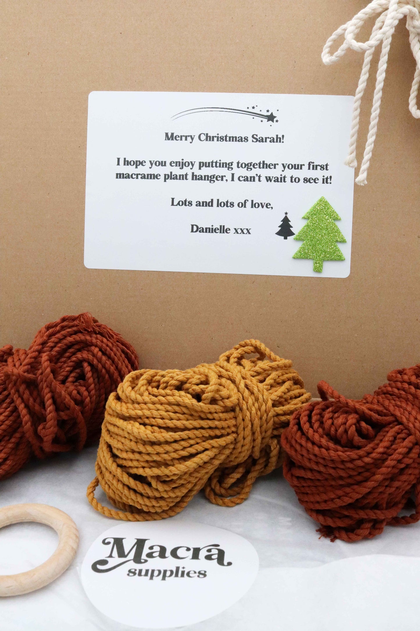macrame plant hanger kit