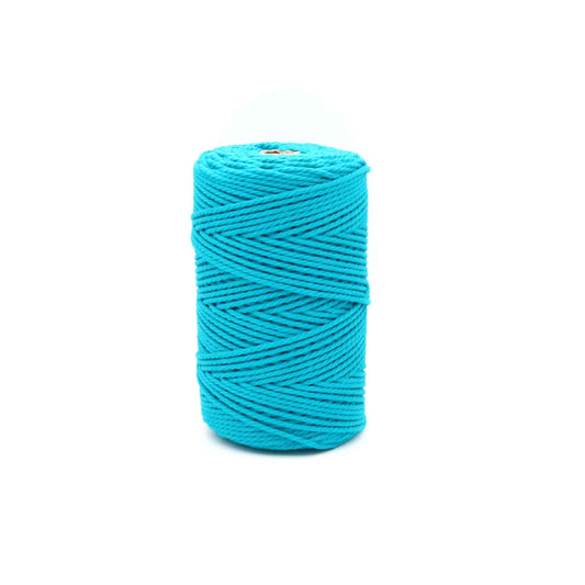 macrame cord blue