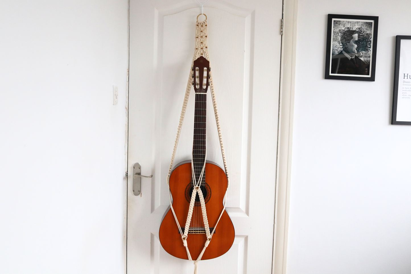 Guitar Hanger - with crystal beads