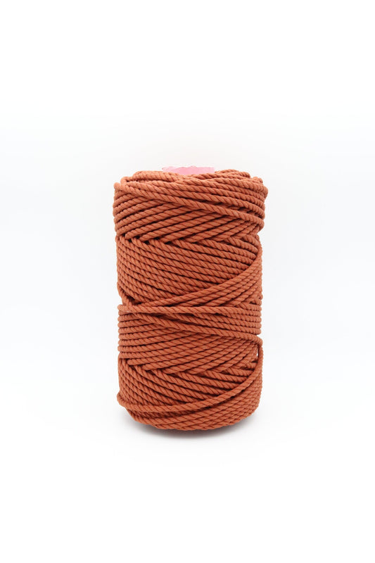 macrame cord rust