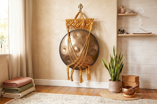 Beaded Handpan Hanger Mount