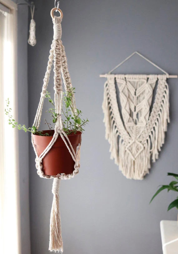 macrame plant hanger kit